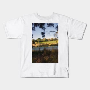 The Pinot Patch - Adelaide Hills - Fleurieu Peninsula - by South Australian artist Avril Thomas Kids T-Shirt